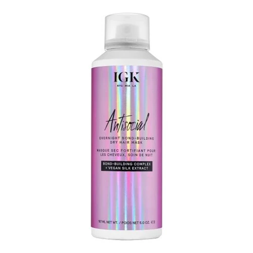 IGK Hair Antisocial Overnight Dry Hair Mask 1 IGK Hair Antisocial Overnight Dry Hair Mask