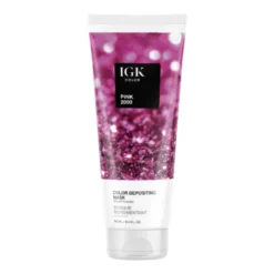 IGK Hair Color Depositing Hair Mask - Peek-A-Blue -Rene Care Shop Color Depositing Hair Mask Fuchsia Pin 71998 7085 detail