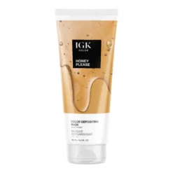 IGK Hair Color Depositing Hair Mask - Peek-A-Blue -Rene Care Shop Color Depositing Hair Mask Fuchsia Pin 71999 9798 detail