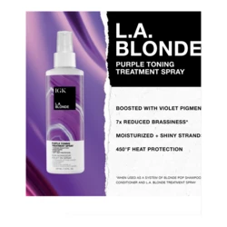 IGK Hair La Blonde Purple Toning Treatment Spray 2 IGK Hair La Blonde Purple Toning Treatment Spray - Image 2