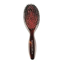 RAINCRY Restore Reinforced Natural Bristle Paddle Brush - Travel 18cm