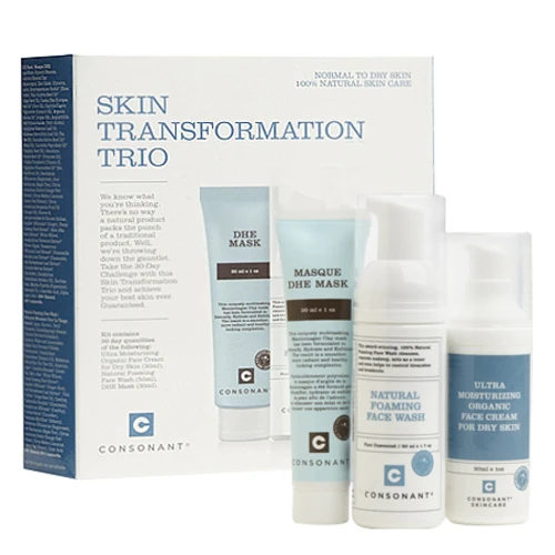 Consonant Skin Transformation Trio W/ Dry Skin Face Cream 1 Consonant Skin Transformation Trio W/ Dry Skin Face Cream